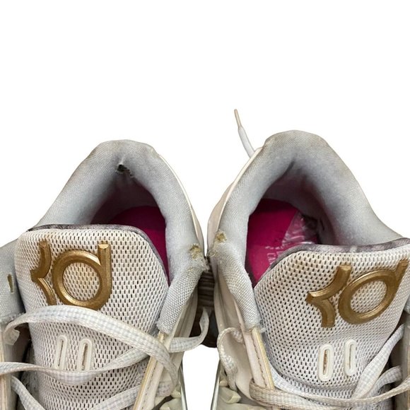 NIKE KD PREMIUM AUNT PEARL MEN US 9.5‎ BASKETBALL SHOES BREAST CANCER 706858-176 - Picture 3 of 15